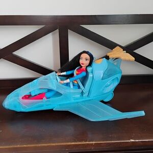 DC Super Hero Girls Wonder Woman figure and invisible jet